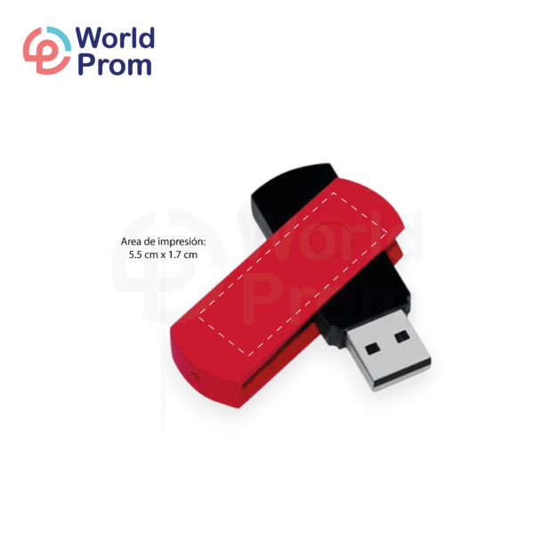 Pendrive Lanyard Rojo - 8 GB - Image 3
