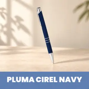 Bolígrafo Clip Metálica - Azul Oscuro A37