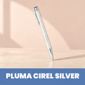 Bolígrafo Clip Metálica - Silver A37