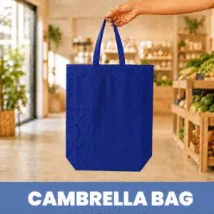 Shopping Cambrela Azul Termosellado 30x40 cm