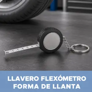 Llavero Llanta / Flexómetro