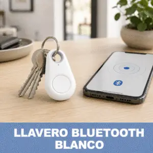 Llavero Localizador Bluetooth - Blanco
