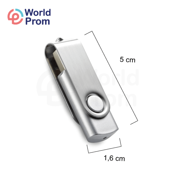 Pendrive plateado de 8 GB - Image 2
