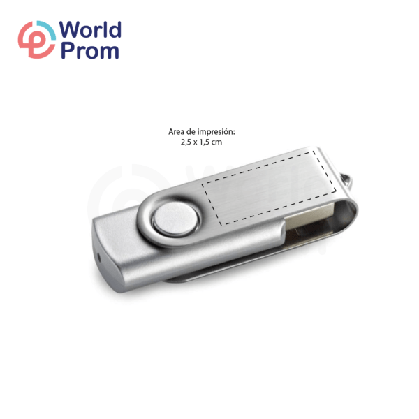 Pendrive plateado de 8 GB - Image 3