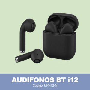 Audífonos Inalámbricos i12 - Negro