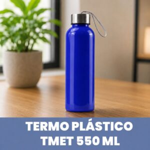 Botella Plastica Tapa de Aluminio