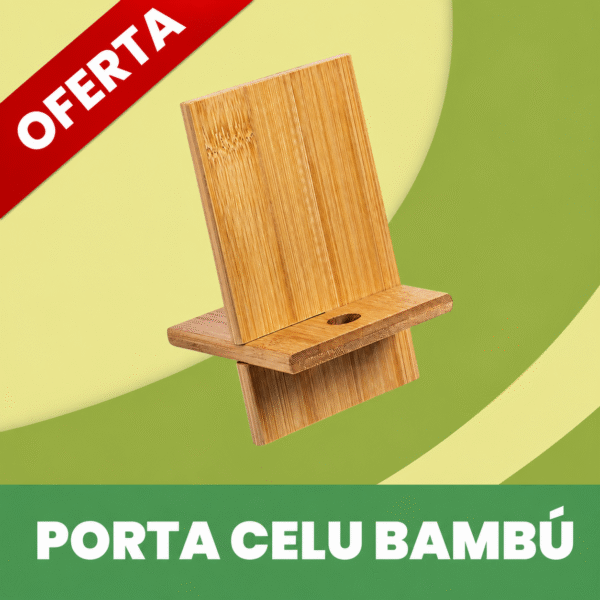 Soporte de Teléfono - Bambú