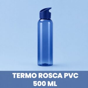Botella Rosca de plástico Tráslucido de 500ml