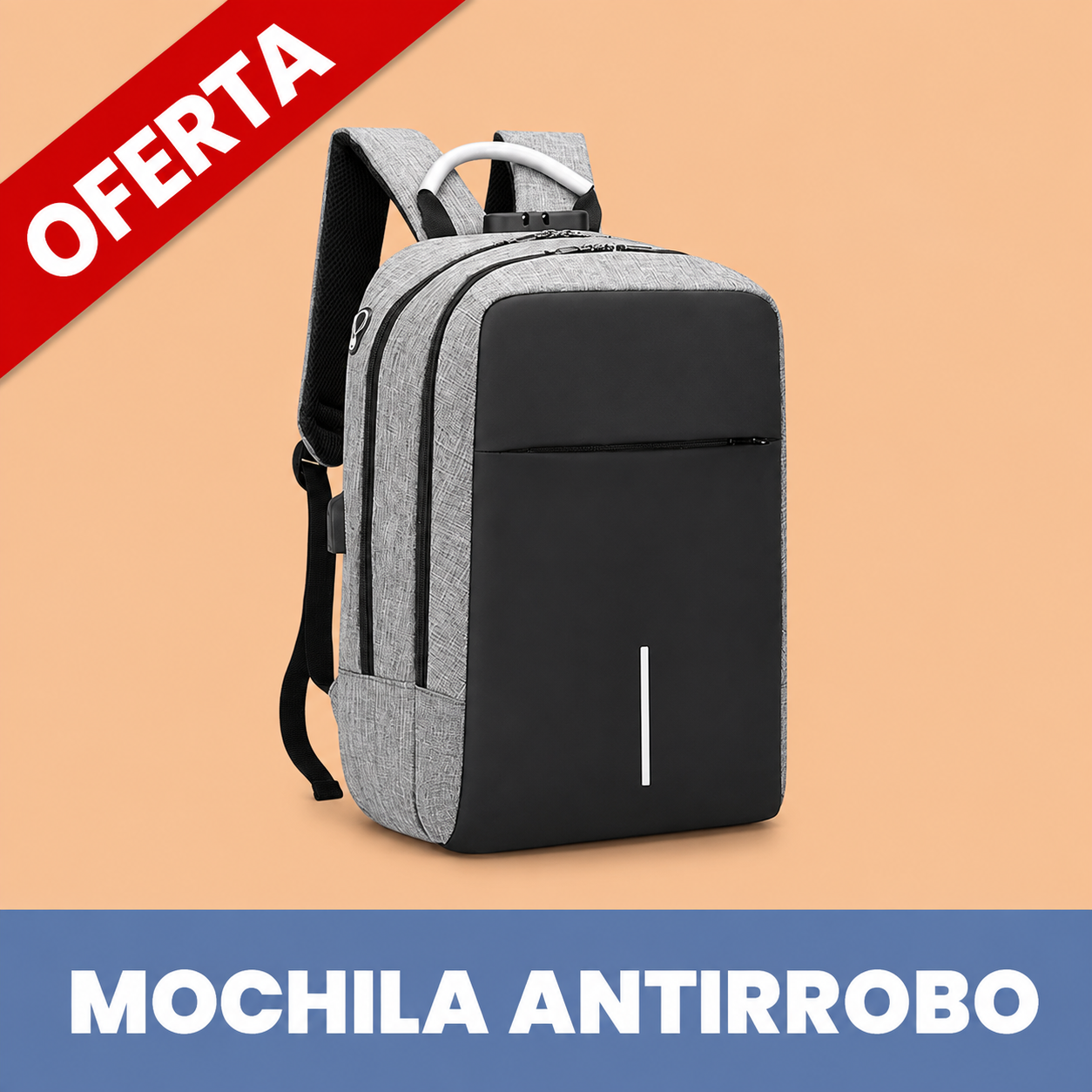 Mochila Antirrobo de Poliéster