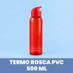Botella Rosca de plástico Tráslucido de 500ml