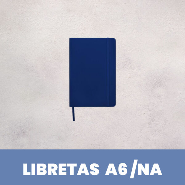 Libreta PU A6 Azul Navy