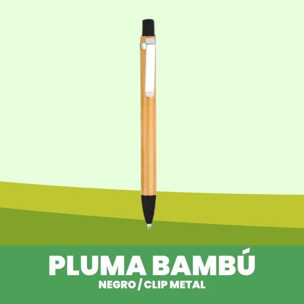 Pluma Bambú Negro