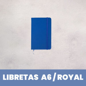 Libreta PU A6 - Azul Royal