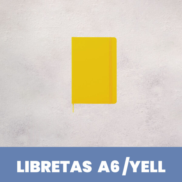 Libreta PU A6 Amarillo