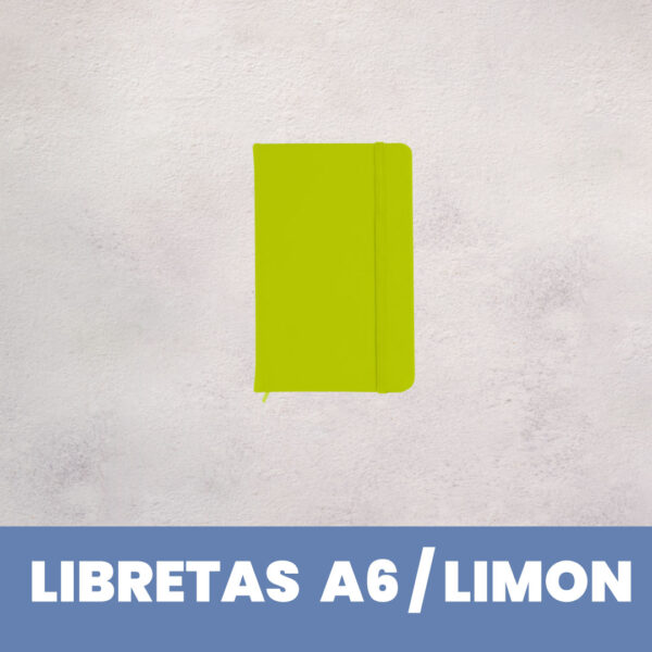 Libreta PU A6 Verde