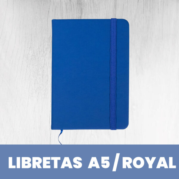 Libreta PU A5 Azul Royal