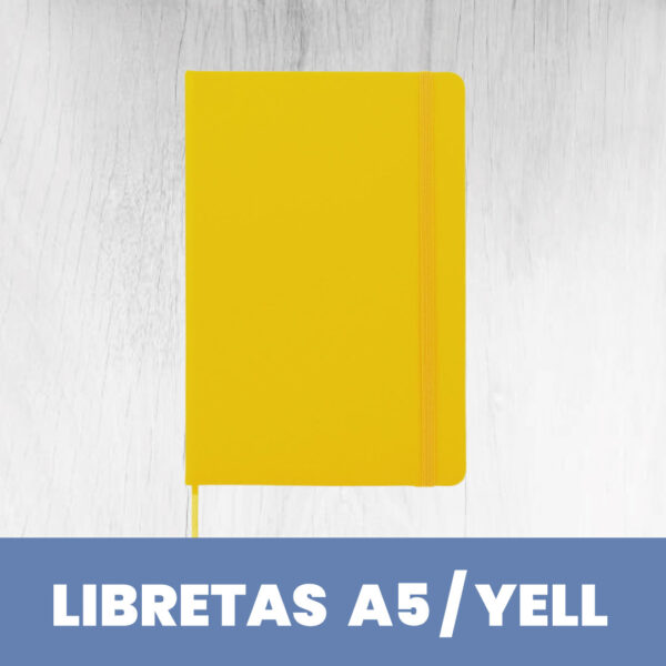 Libreta PU A5 Amarillo