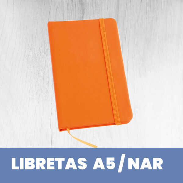 Libreta PU A5 Naranja