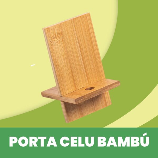 Soporte de Madera para Smartphone