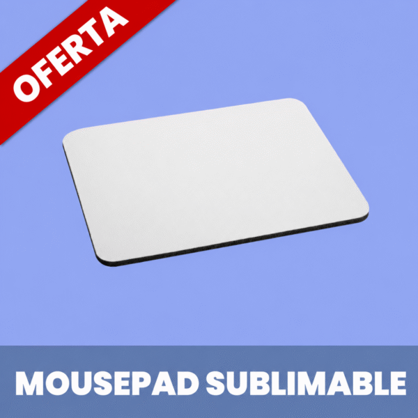 Mousepad Blanco sublimable