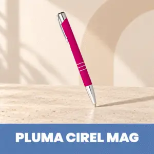 Bolígrafo Clip Metálica - Magenta A37