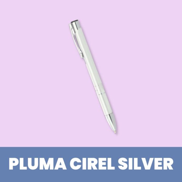 Pluma Metálica Silver A37