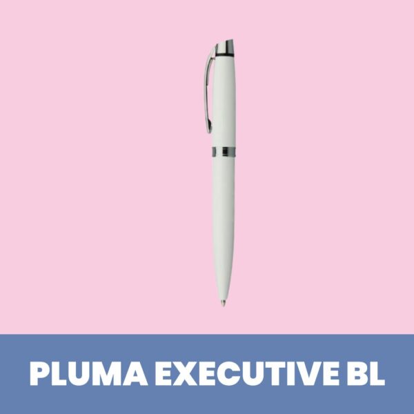 Pluma Metálica Ejecutiva A390 Blanco