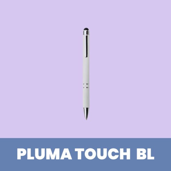 Pluma Touch A660 Metálica Blanco