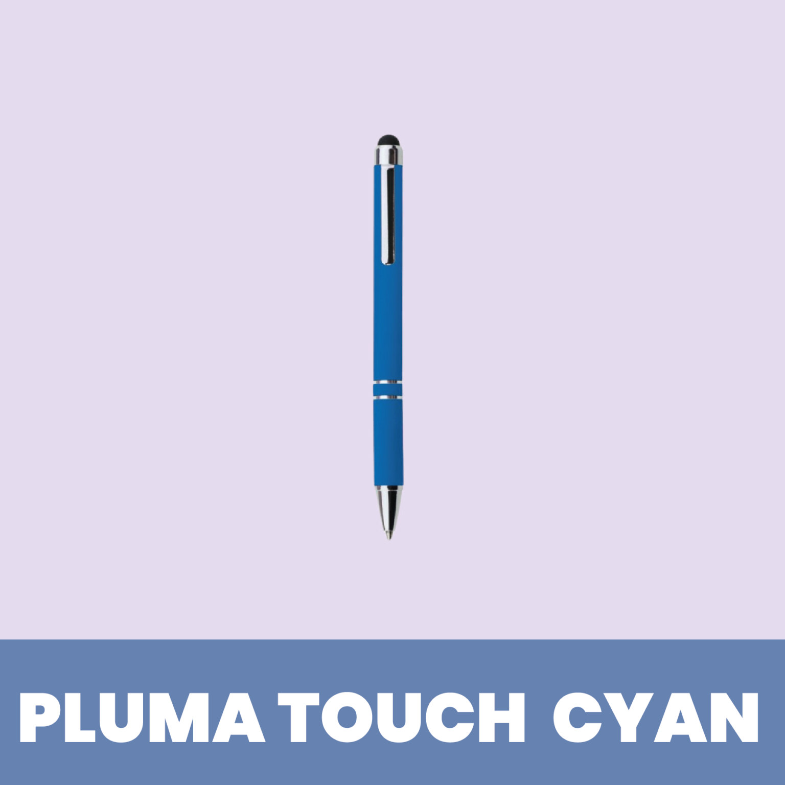 Pluma Touch A660 Metálica Cyan