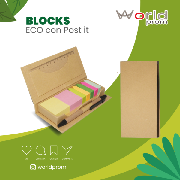 Post it rectangular Kraft - Image 4