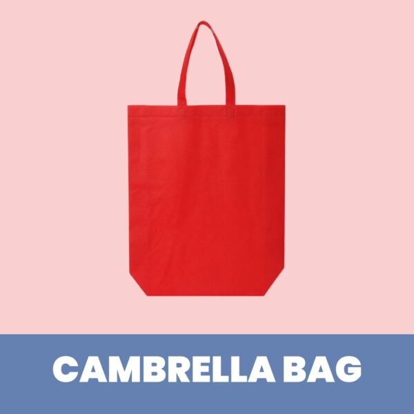 Bolsa Cambrela Termosellado 30x40 Rojo