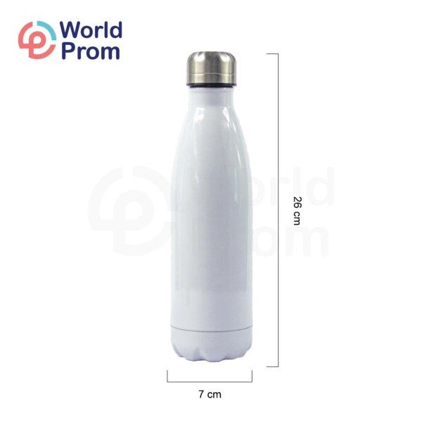 Botella Blanca de Acero Inoxidable de 500 ml - Image 2