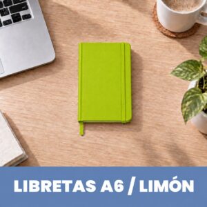 Libreta PU A6 - Verde