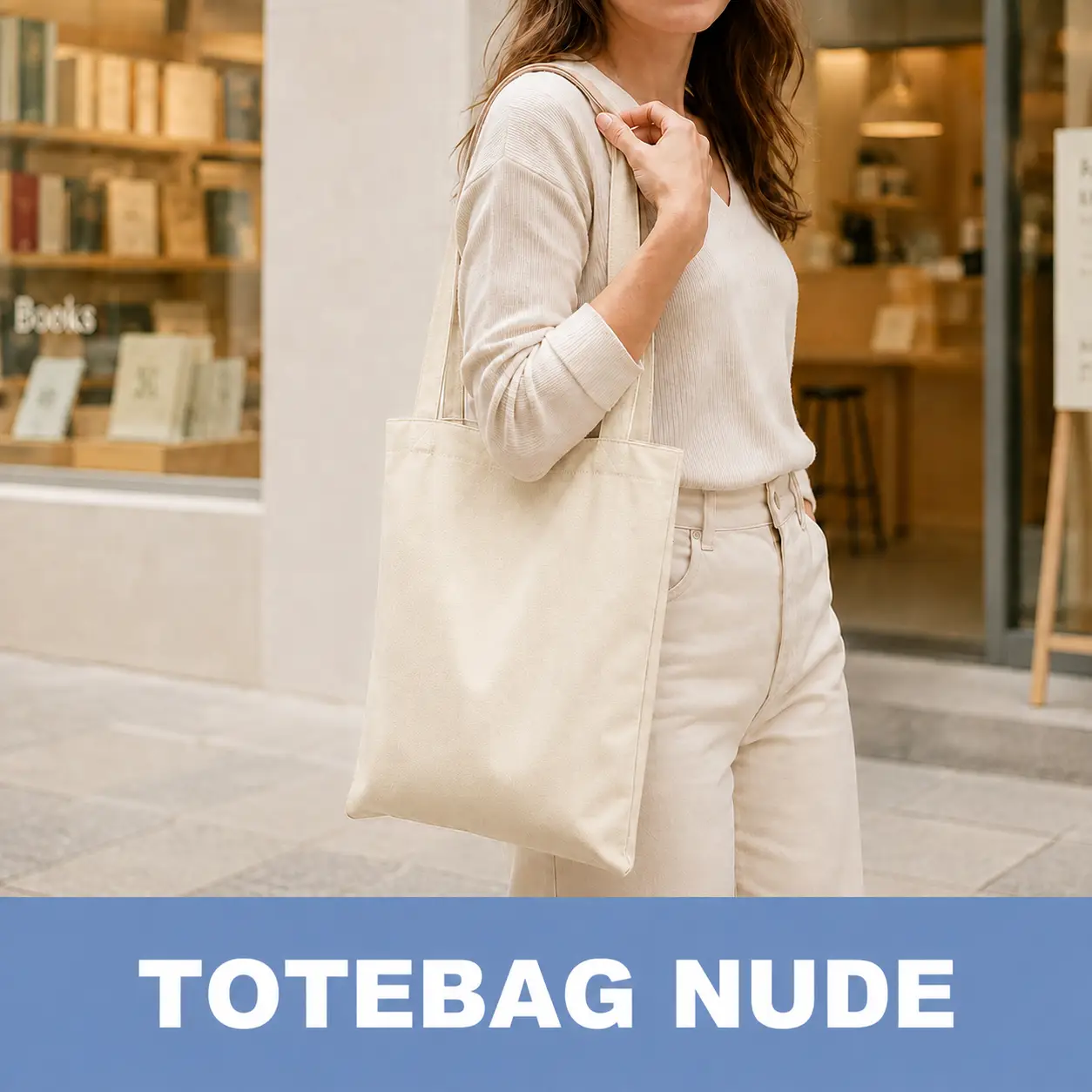 Totebag Canvas -Nude
