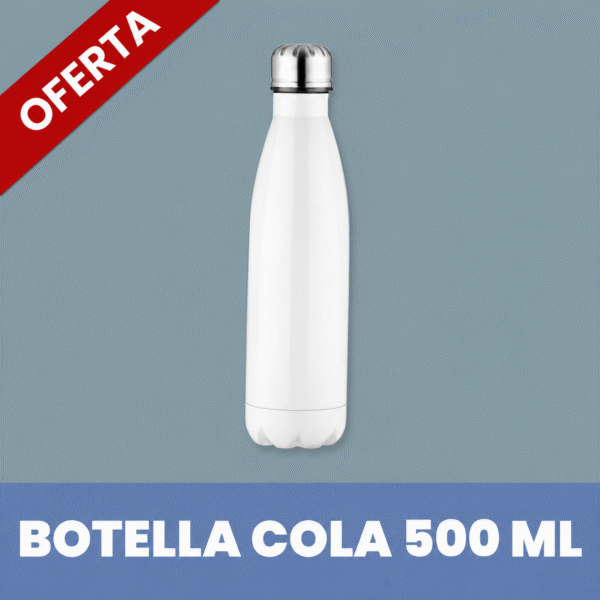 Botella Cola 500 ml - Blanco