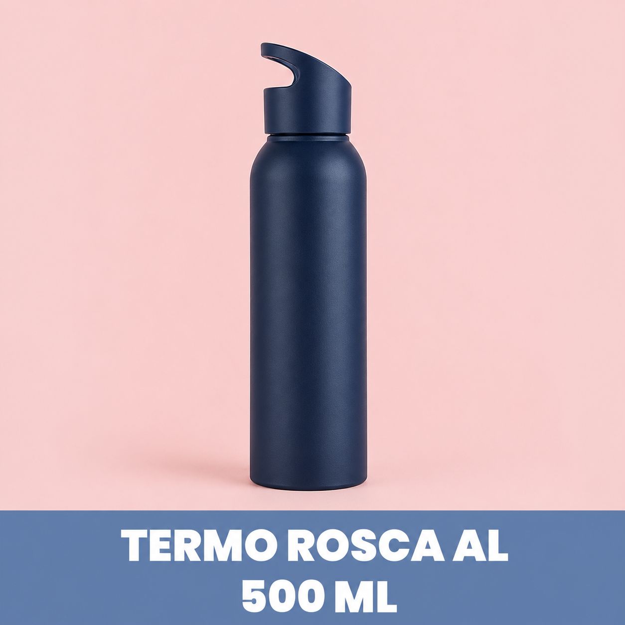 Botella de aluminio tapa rosca 500 ml