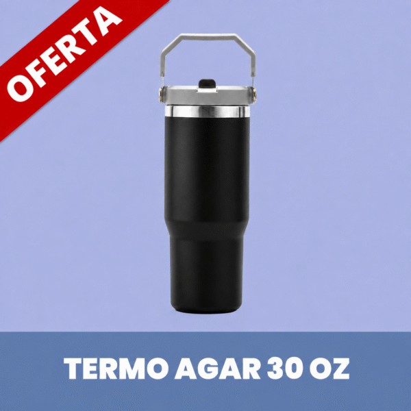 Tumbler AGAR 30 oz Térmico - Negro