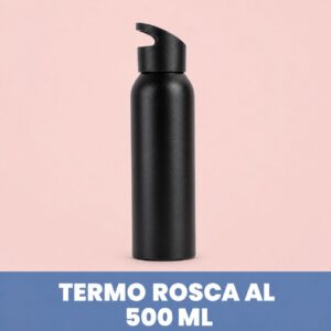 Botella de aluminio tapa rosca 500 ml