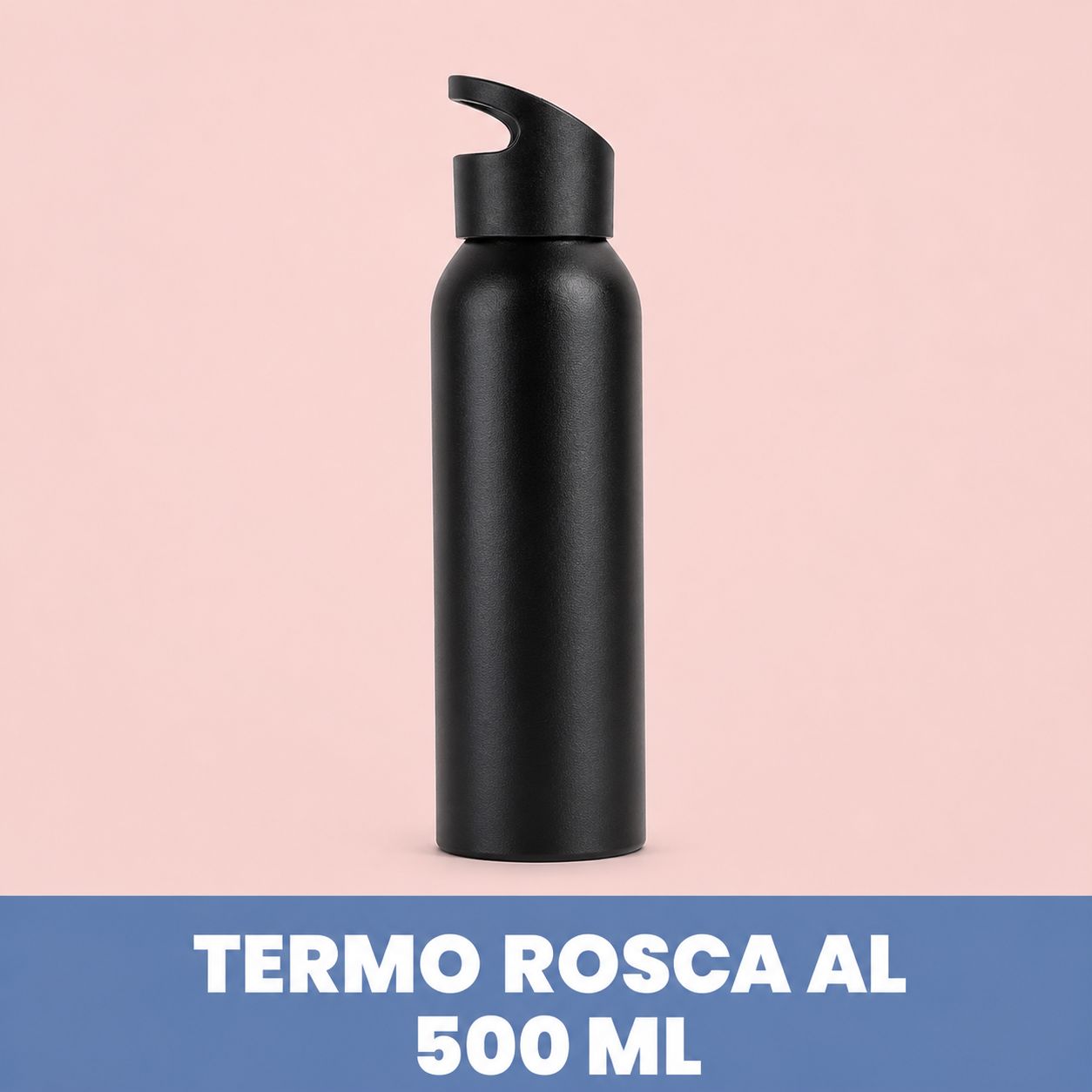 Botella de aluminio tapa rosca 500 ml