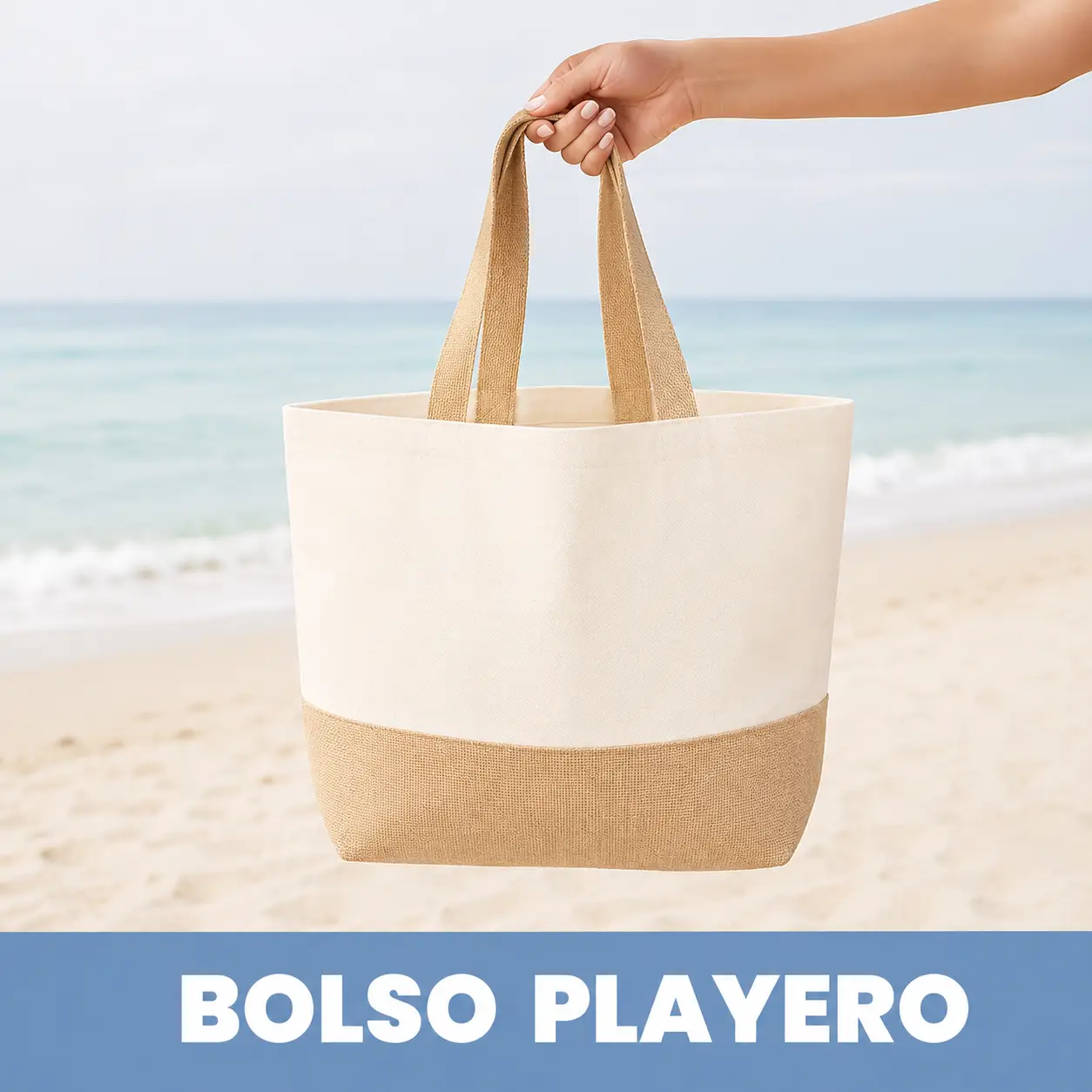 Bolso Playero - Lona Yute