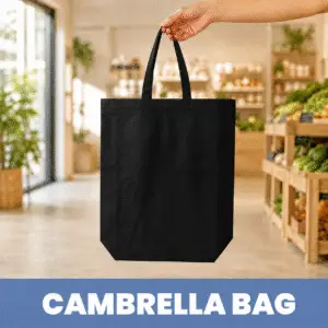 Shopping Cambrela Negro Termosellado 30x40 cm