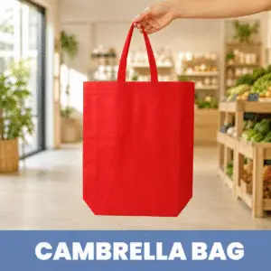 Shopping Cambrela Rojo Termosellado 30x40 cm