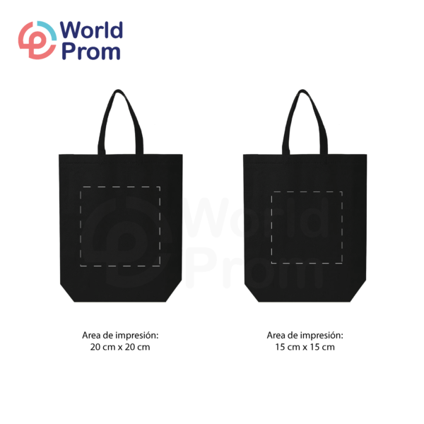 Bolsa Cambrela Termosellado 30x40 Negro - Image 3