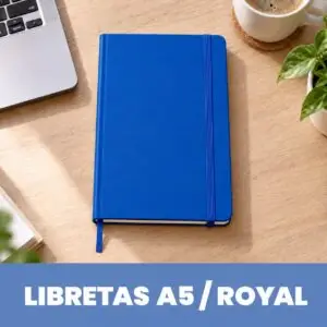 Libreta PU A5 - Azul Royal
