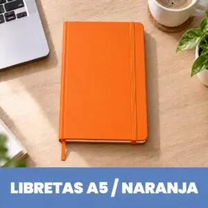 Libreta PU A5 - Naranja
