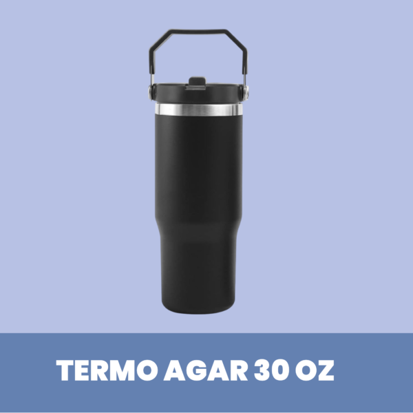 Tumbler 30 oz Acero inoxidable Negro