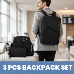 Conjunto de mochila empresarial de 3 piezas