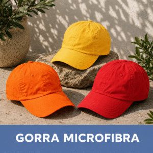 Gorra Microfibra / Naranja - Rojo - Amarillo