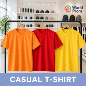 Camiseta Casual Polialgodón / Naranja - Rojo - Amarillo
