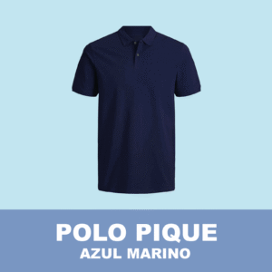 Camiseta Polo Pique / Azul Oscuro